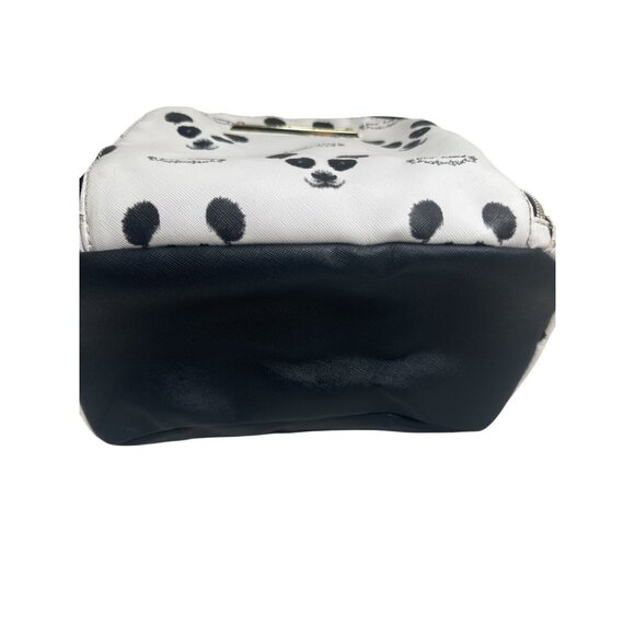Betsey Johnson Cute Panda Print Backpack With Chain Accent Black & White - Picture 7 of 16